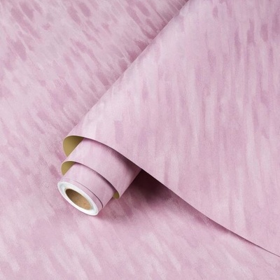 ReWallpaper tapeta sametová látka růžová fólie na skříňky samolepicí 44,5 cm x 2 m sametová fólie