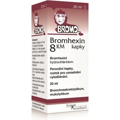 Bromhexin 8-kvapky KM sol.por.1 x 20 ml