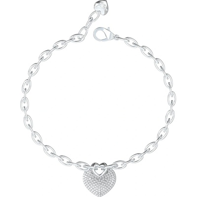Guess romantický oceľový náramok Crazy In Love JUBB05214JWRH 18,5 cm