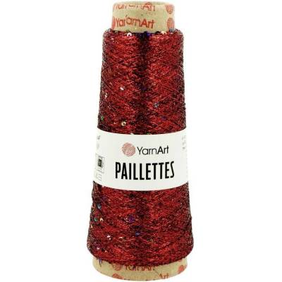 YarnArt Paillettes 8006 červená