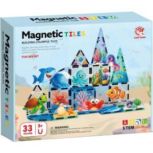 Joele Магнитен конструктор Joele - Fun Sea, 33 части (B139459-188-M510) - baby