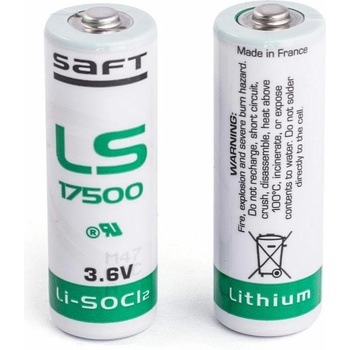 Image 1 of Saft Литиево тионил хлоридна батерия 3, 6V 3, 4Ah A LS17500/STD/с пъпка/ SAFT (SAFT-BL-LS17500)