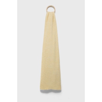 American Vintage Вълнен шал American Vintage в жълто с изчистен дизайн (FOU20AH22)