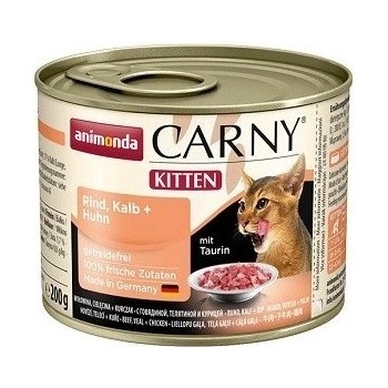 Animonda Carny Kitten hovädzie teľa a kura 200 g