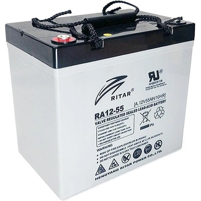 Ritar Оловна AGM Deep cycle батерия RITAR (DC12-55), 12V, 55Ah, 229 / 138 /211 mm (RITAR-DC12-55)