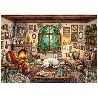 Magnolia - Puzzle Lovely Room - 1 000 piese