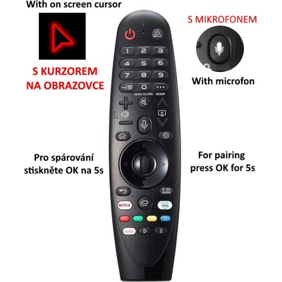 Dálkový ovladač Emerx LG AN-MR19BA – Zbozi.Blesk.cz