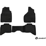 Element 3D Гумени стелки за DODGE Ram 1500/2500/3500 (2012-2018) Quad cab (USA) 4 pcs (ELEMENT3D1309210)