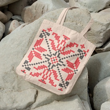 Image 1 of Art gift Пазарска чанта - Фолклорни мотиви