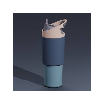 Asobu - Cosmic Bottle Pastel Blue - 1l Thermal Bottle