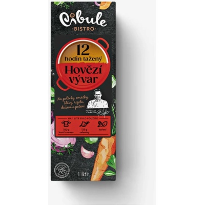 Cibule Bistro Vývar hovězí 1 l – Zboží Dáma