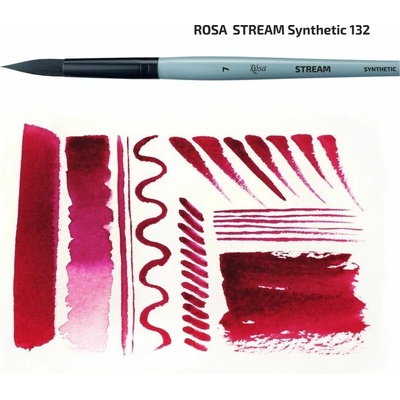 Syntetický okrúhly štetec ROSA STREAM 132 - č. 1