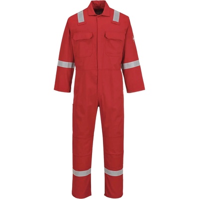 Portwest bizweld bz506 / Огнеупорен светлоотразителен гащеризон - червен m (bz506rerm)