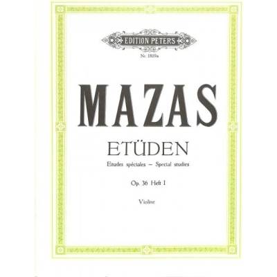 Etudy op. 36 Heft 1 Etudes Spéciales Špeciálne štúdiá Etudy per housle