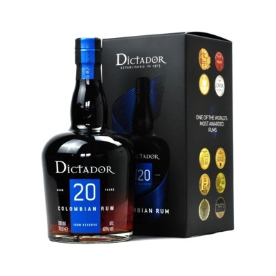 Dictador 20y 40% 0,7 l (karton)