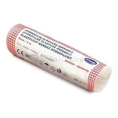 Hartmann Hydrofilné elastické nesterilné ovínadlo 10 cm x 4 m 1 fixačný obväz