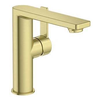 Roca Смесител за умивалник със странична ръкохватка, Targa, brushed brass (A5A405FVA0)