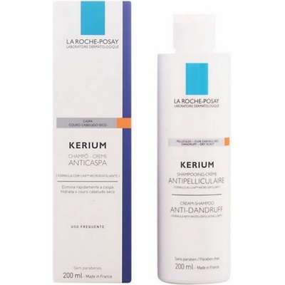La Roche Posay Kerium Krémový šampón proti suchým lupinám 200 ml