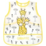 Babyono Детска престилка Babyоno - Животни, жълта (5901435407134-жълт) - ozone