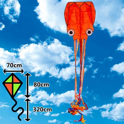 D&P Šarkan chobotnica oranžová