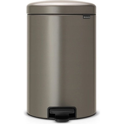 Brabantia Кош за смет с педал Brabantia NewIcon 20L, Platinum (649042)