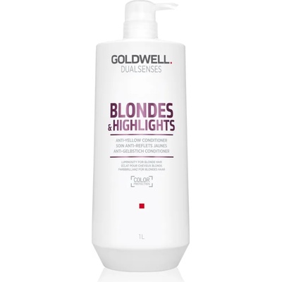 Goldwell Dualsenses Blondes & Highlights балсам за руса коса неутрализиращ жълтеникавите оттенъци 1000ml