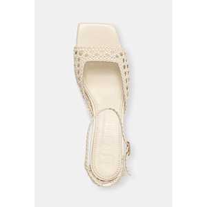 Souliers Martinez сандали с нисък ток от кожа VERONICA - answear - 567,00 лв