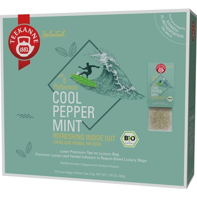 Teekanne Bio Luxury Bag Peppermint bylinný čaj 20 ks