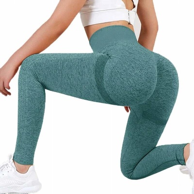 Športové legíny s vysokým pásom a push-up efektom
