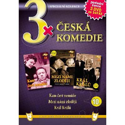 3x Česká komedie 10. DVD