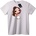 NOONEBRAND Тениска с момиче от мултфилм с телефон - 7XL, White