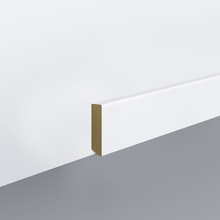 Egger soklová lišta 58 hranatá "Budget" L201 MDF biela 58x16mm 2,4 m