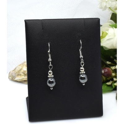 Mijabijoux náušnice z hematitu MB00393