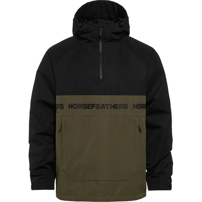 Horsefeathers Мъжко ски яке Horsefeathers Gordie Jacket Ski jacket - Black / Olive Night - размер XXL (004-5431-0516)