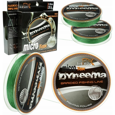 Hokkaido Micro Tex Sinking – potápivá pletená šňůra Dyneema 0,28 mm, 150 m