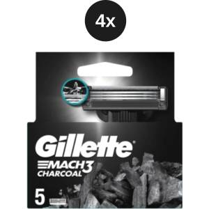 Gillette Mach3 4x5 бр. с въглен