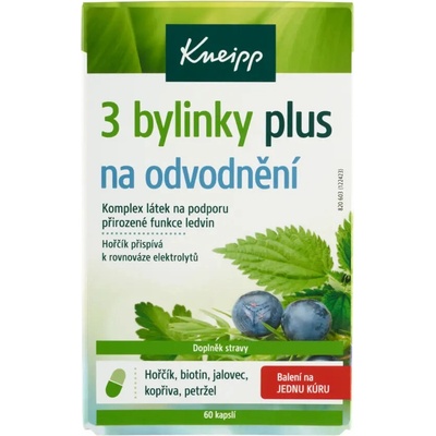 Kneipp Werke 3 bylinky na odvodnění 60 tobolek