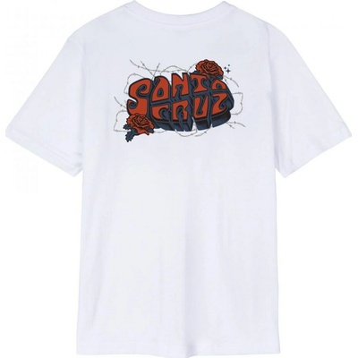SANTA CRUZ tričko Rose Wired White WHITE