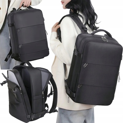 Konofactory Černý batoh do letadla Transporter M 35 l – Zboží Dáma