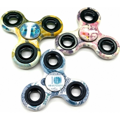 Fidget Spinner Sada světových měn