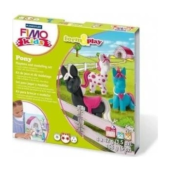 STAEDTLER Fimo Kids Form&Play Set 4 x 42g Ponytails