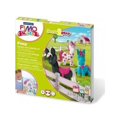 STAEDTLER Fimo Kids Form&Play Set 4 x 42g Ponytails