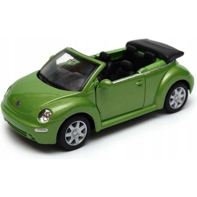 Welly VW New Beetle convertible green code 42352 modely aut 1:34