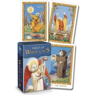 Llewellyn Publications Tarot of the White Cats Mini | Severino Baraldi, Lo Scarabeo