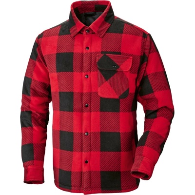 Parkside pánský flanelový overshirt červená