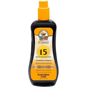 Australian Gold Tea Tree&Carrot Oils Spray SPF15 237ml Protector - Orange