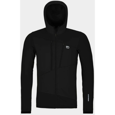 Ortovox Fleece Grid Hoody Men's Black Raven
