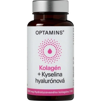Optamins Kolagén + kyselina hyalurónová 60 kapsúl