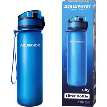 Image 1 of БУТИЛКА Aquaphor ФИЛТРИРАЩА СИТИ 0.500мл СИНЯ (160010)