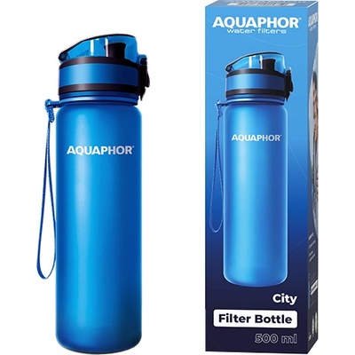БУТИЛКА Aquaphor ФИЛТРИРАЩА СИТИ 0.500мл СИНЯ (160010)